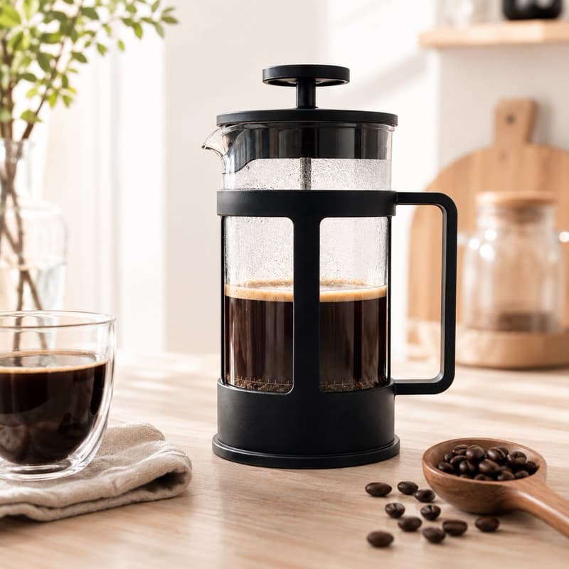 Cafeteira Prensa Francesa 350ml Premium Café Gourmet com Filtro Inox Reforçado