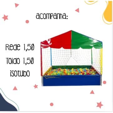 Piscina de Bolinhas 1,5 Completa Diversão Infantil