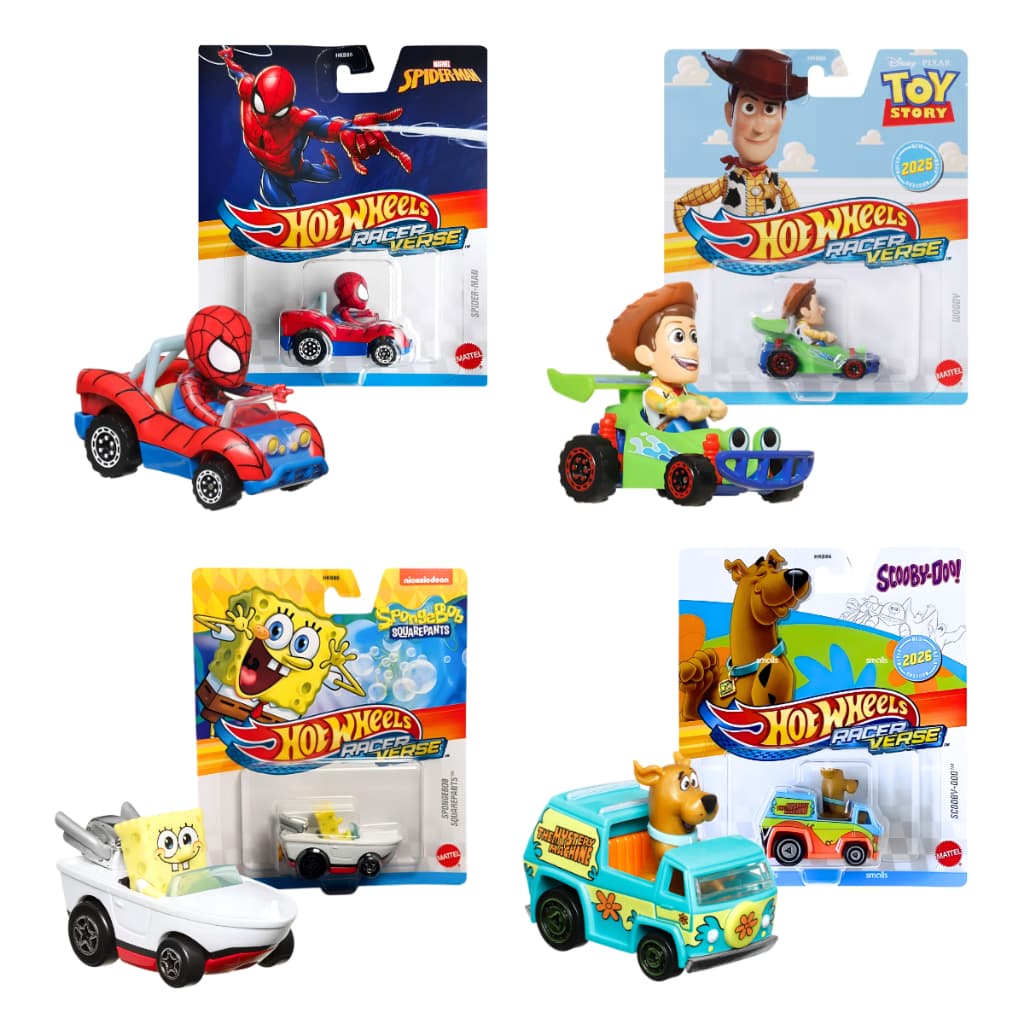 Carrinho Hot Wheels RacerVerse Personagens Disney Pixar Marvel