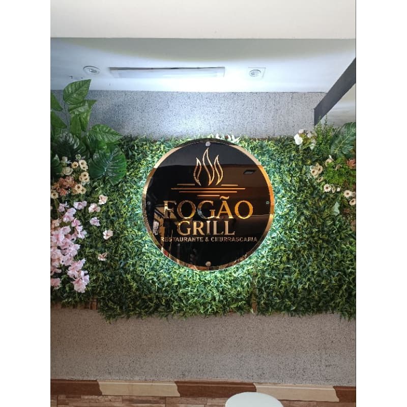 Placa Decorativa em Acrílico com LED