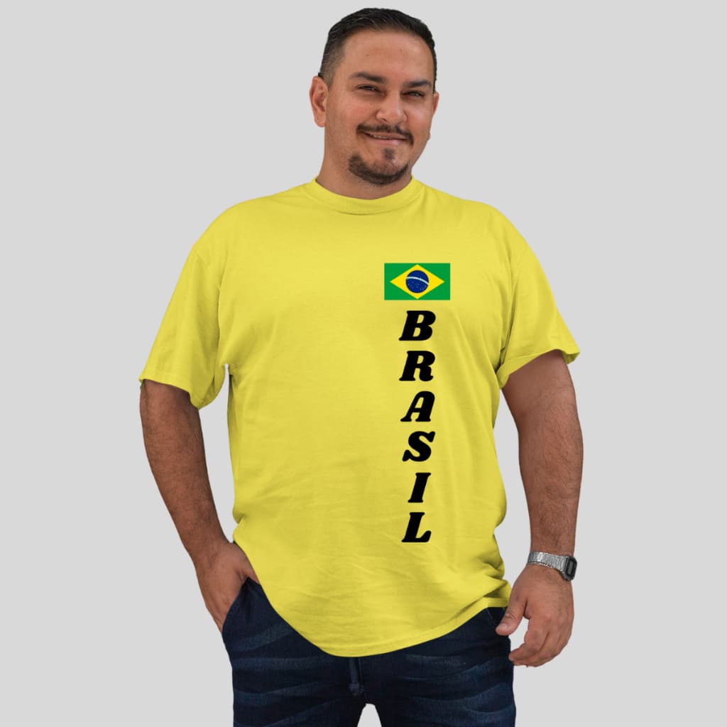 Camisa Brasil Masculina Para Copa Eleição Camiseta Plus Size G1 Ao G5  Lançamento