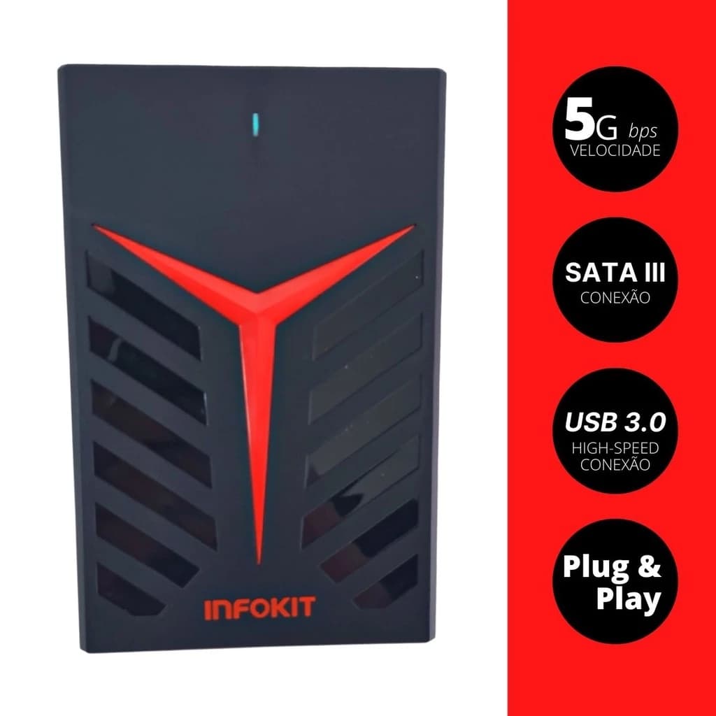 HD GAMER EXTERNO PORTATIL 160gb 250gb 320gb 500gb 2,5" USB 3,0 PS3 PS4 PS5 XBOX PC NOTE NF GARANTIA