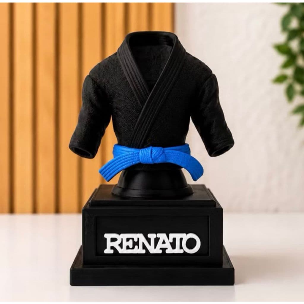 Troféu Kimono de Jiu-Jitsu Decorativo – 12cm