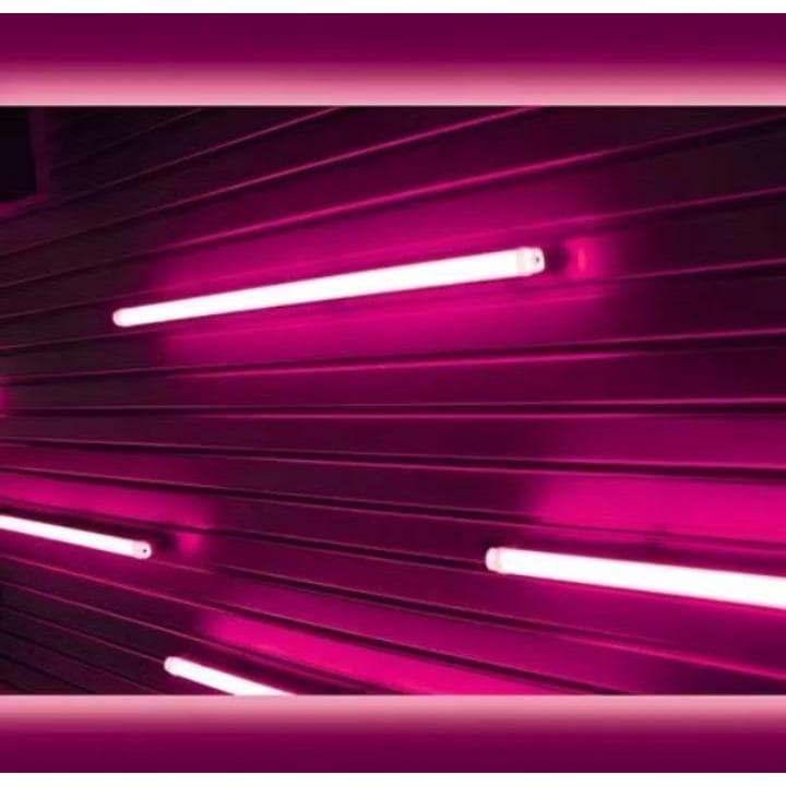 Kit 2 Lâmpadas Led Tubular Coloridas 10w T8 60 Cm Luz Verde amarela azul vermelha rosa roxa laranja