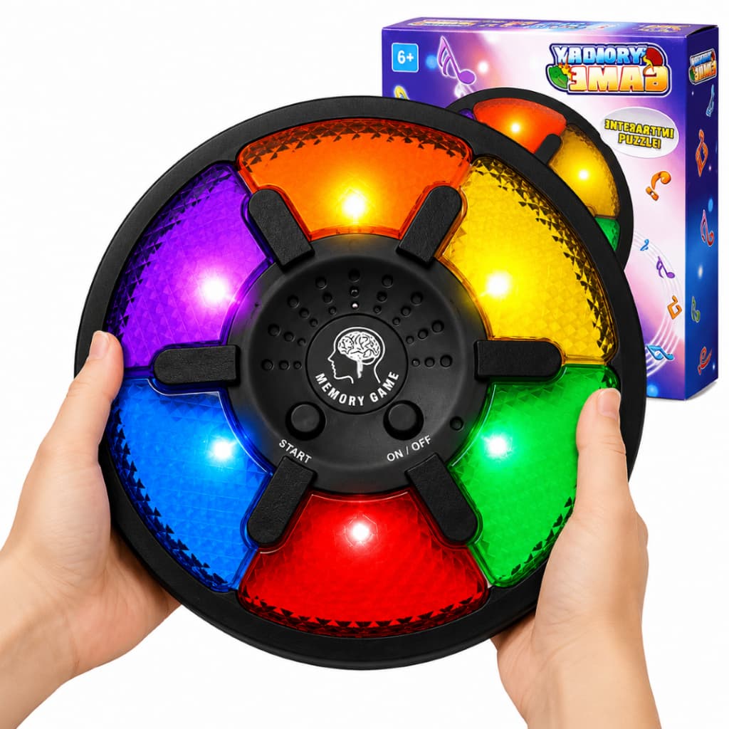 Brinquedo Jogo da Memória Grande Interativo Infantil Tipo Genius 6 Cores
