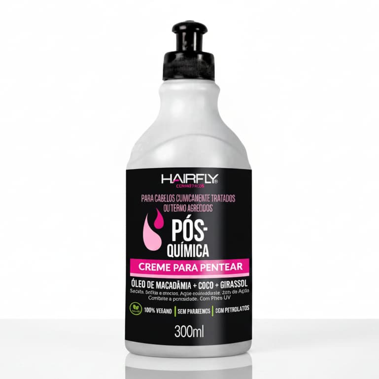Creme para Pentear Pós Química Hair Fly 300ml