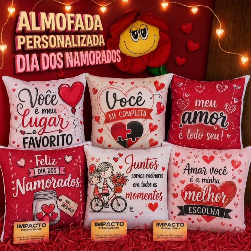ALMOFADA QUADRADA COM SUA FOTO,DESENHOS,FRASES.