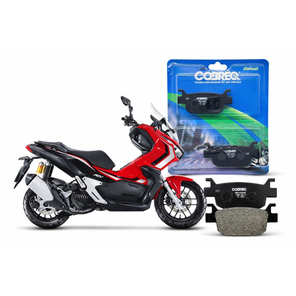 Pastilha Freio Traseiro Honda ADV 150 2020 a 2026 Original Cobreq