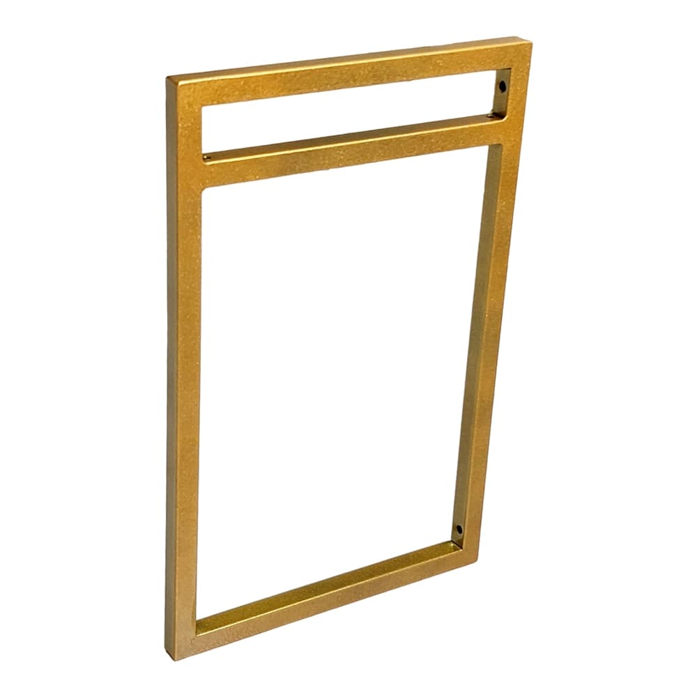 Estilo Industrial Metalon Duplo Dourado - Prateleira 20cm