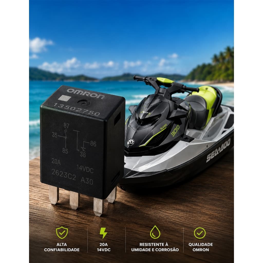 Rele Para Jet Ski Sea-doo 4 Tec 30 Amperes 278002822