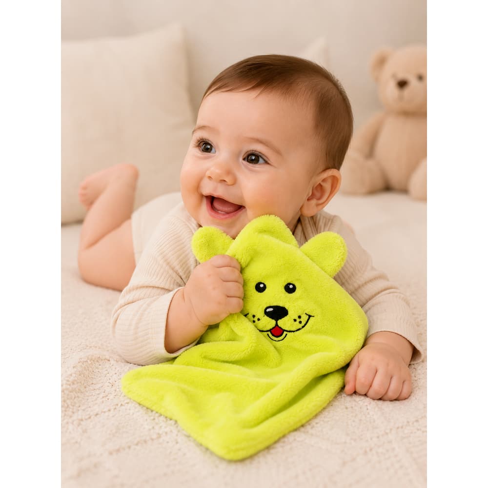 Naninha Paninho de Ursinho Coelhinho Antialérgico para Bebê Cheirinho
