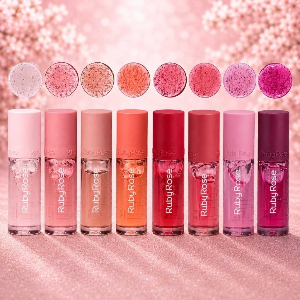 Lip Oil Ruby Rose Fresh Lips Hidratante Brilho Labial