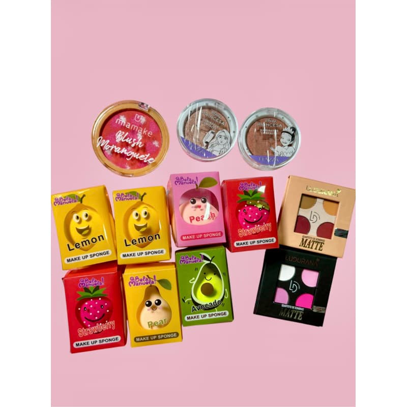 Desapego de makes NUNCA USADAS- maquiagem lacradas/ blush- iluminador- esponjas- sombra