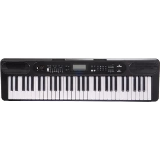 Teclado Musical Harmonics HA-500 61 Teclas Display Digital USB MIDI Sensível Ao Toque Bivolt