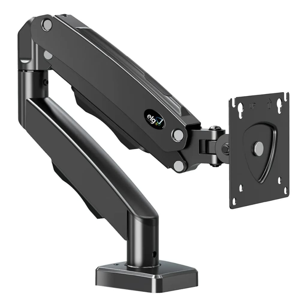 Suporte Articulado de Mesa F80N com Pistão a Gás para Monitores de 17'' a 35'' Preto ELG