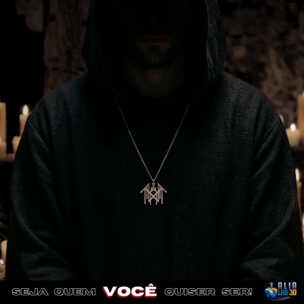 Corrente, colar Sleep Token - Rock, Metalcore, Metal Progressivo - Ultra Leve