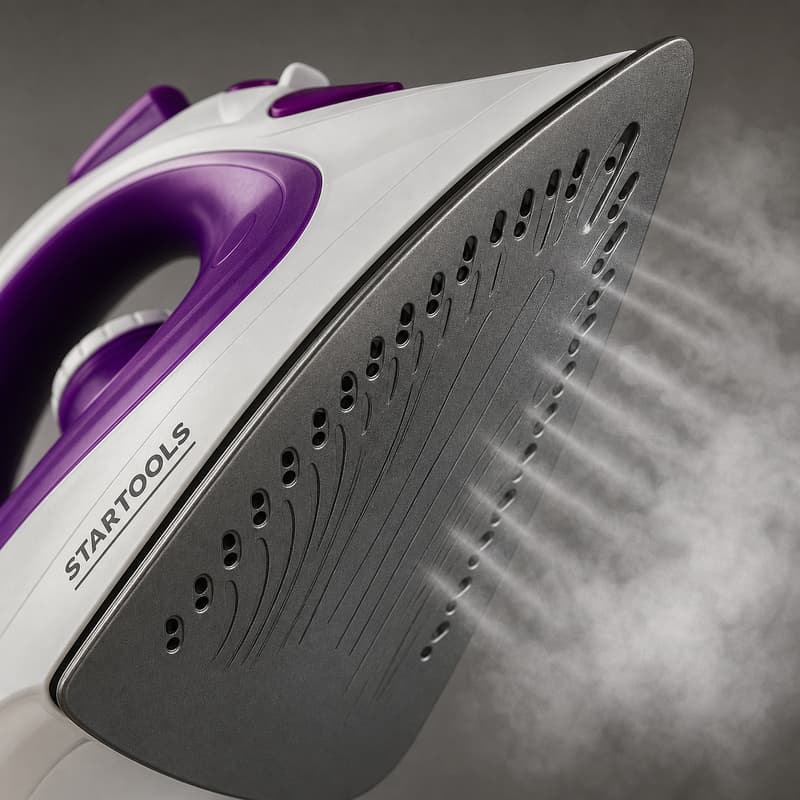 Ferro Passar Roupa Vapor Premium Alta Pressão 127V  Com Dosador Antiaderente Cores Sortidas
