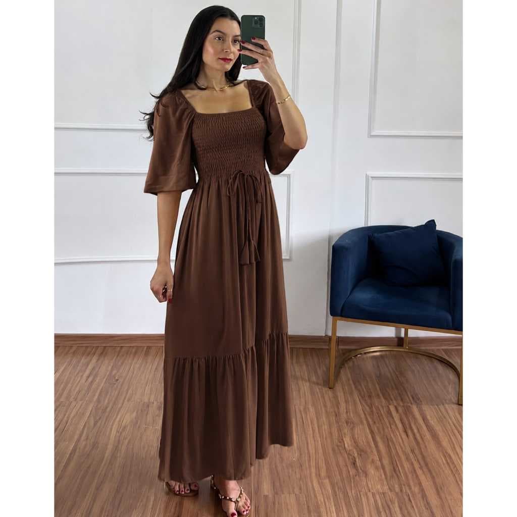 Vestido Cládia em viscolinho Top, Romãntico , Delicado e com um Toque Frescor.