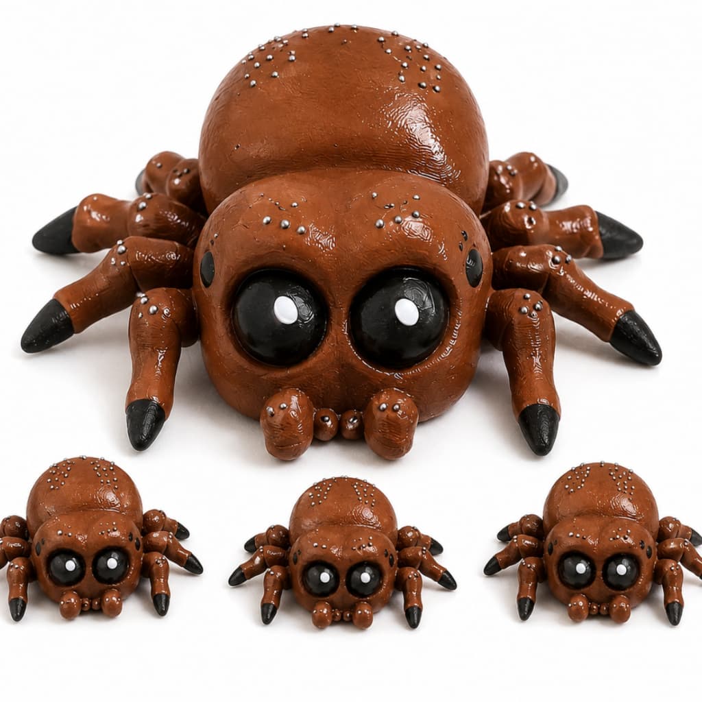 kit Decoração Lucas Aranha 3d  Decoração Aniversário Lucas Spider 1 Aranha Grande 3 Pequenas Desenho