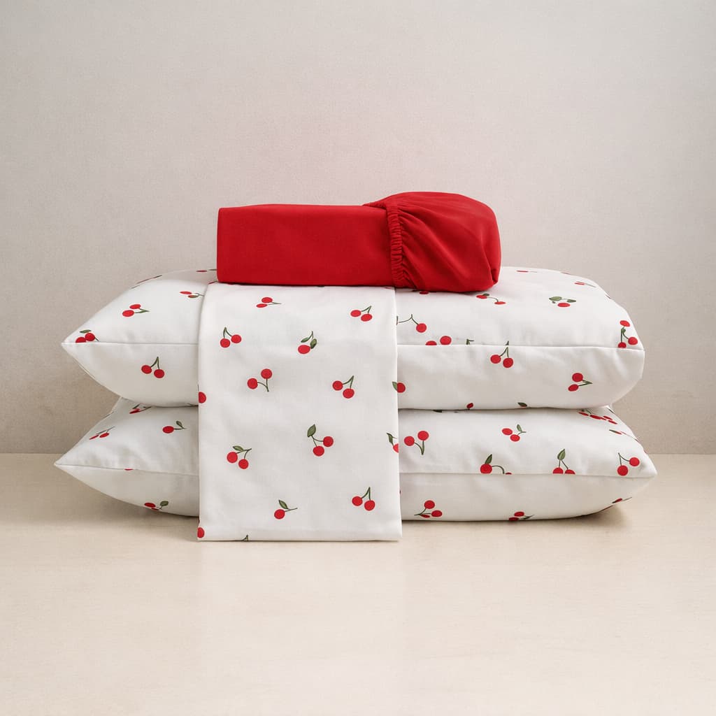 Jogo de cama lençol estampado casal queen 4 peças 100% algodão 200 fios
