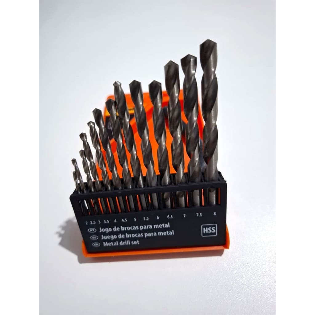 Kit De Brocas Aço Rápido Para Metal