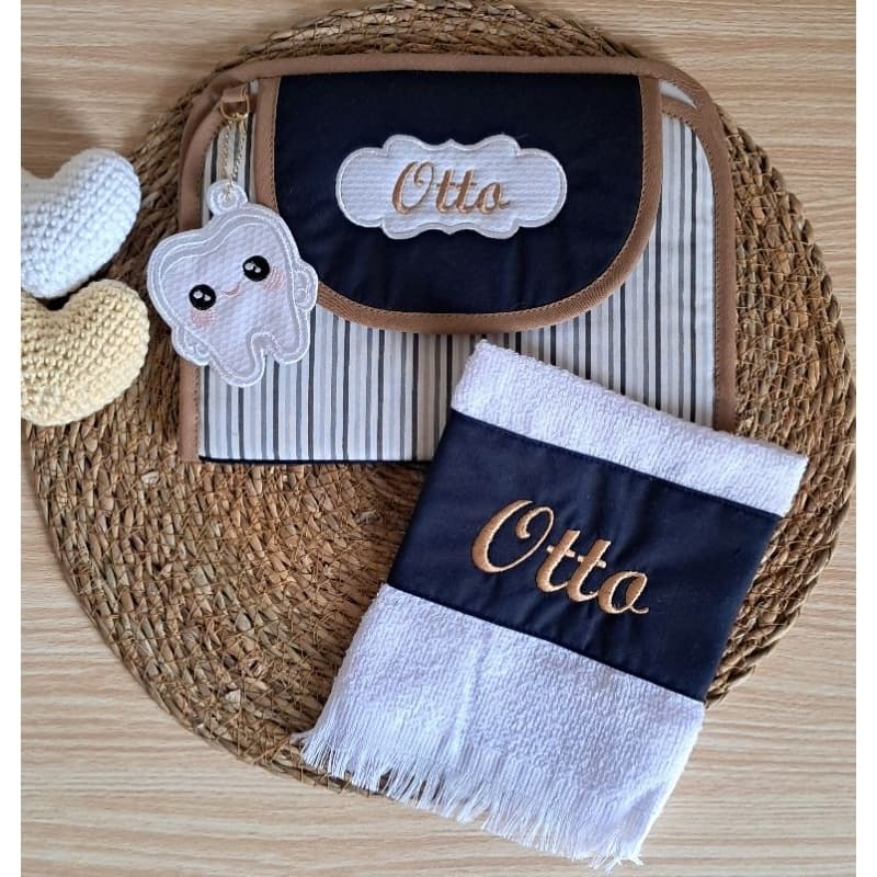 Porta estojo higiene bocal personalizado com nome