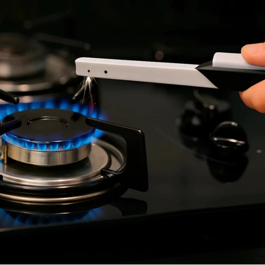 Acendedor de Fogão Premium 22,5 cm Multi Disparo Uso Doméstico e Profissional Cozinha Prático