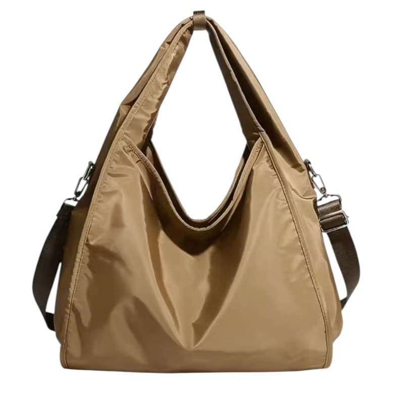 Bolsa Grande De Ombro Esportiva Trabalhar Faculdade Mulher Nylon Impermeável Alça Transversal