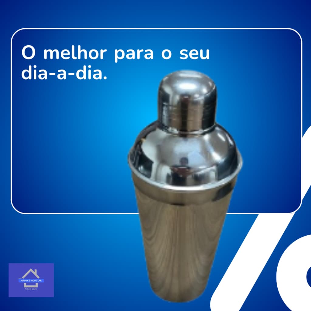 Coqueteleira Inox 500ml Profissional | Shakeira para Drinks, Shakes e Bar com Alta Durabilidade