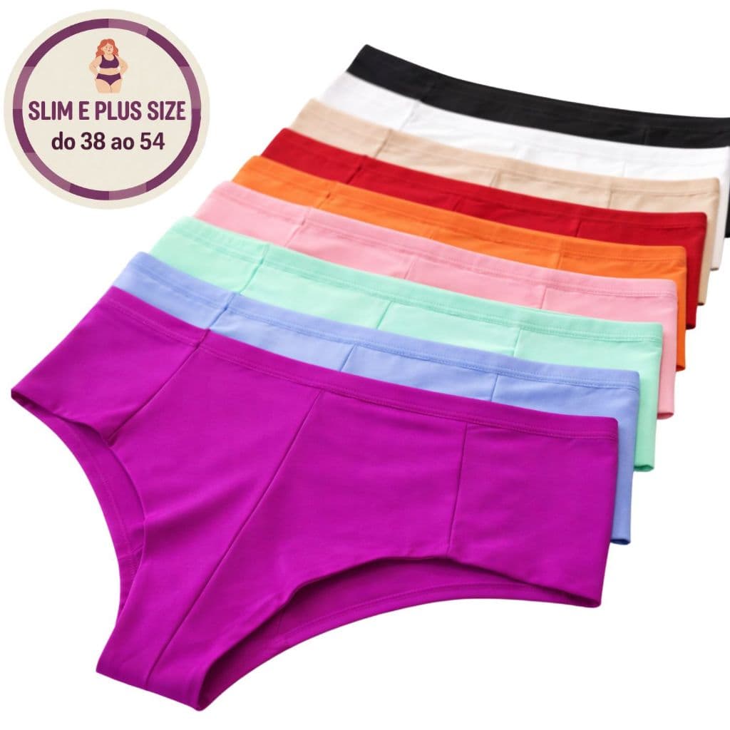 Kit Calcinha Fio Duplo Lateral Dupla Compressão Média Empina Bumbum