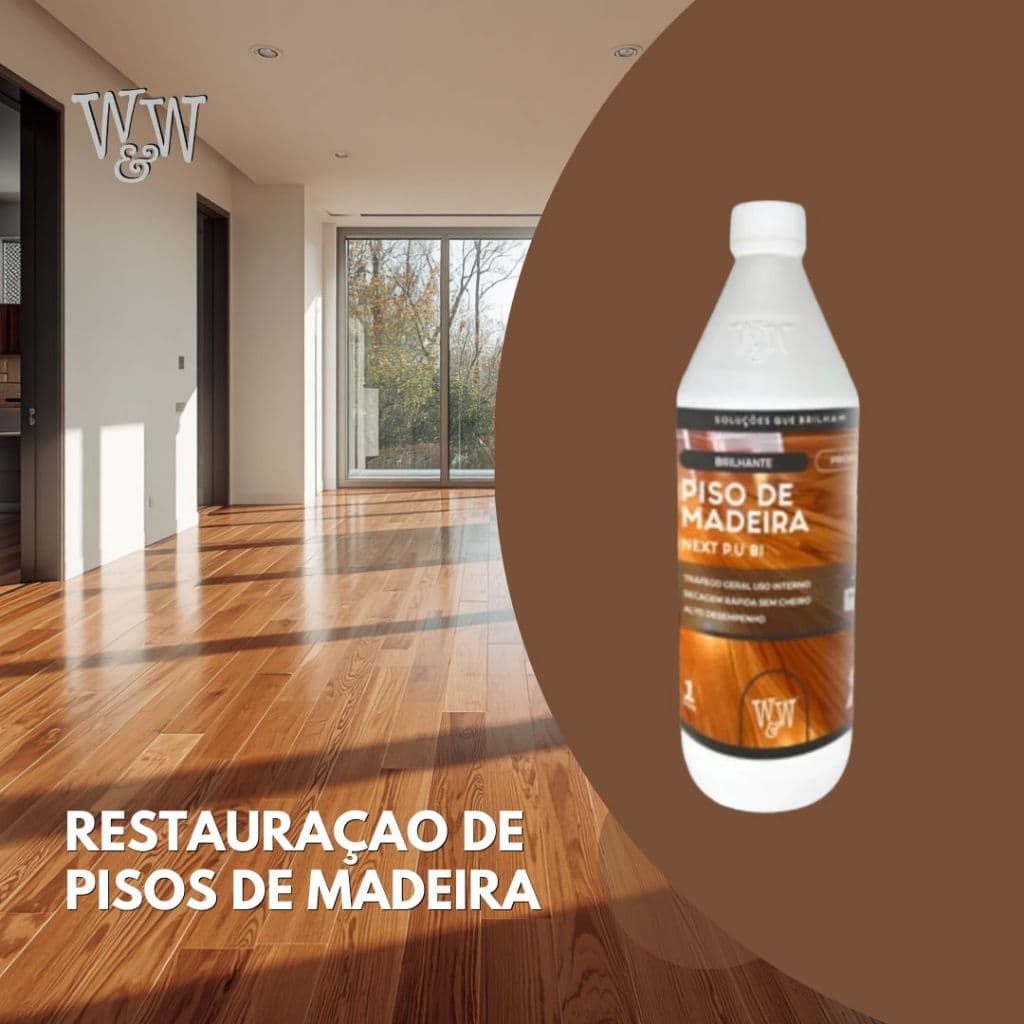 W&w Next Vernize Bicomponente Brilho 1 Litro Madeira