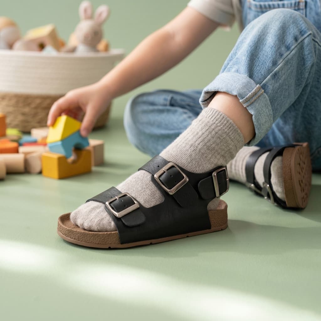 Sandália Infantil Birken Papete com Ajuste Confortável Alta qualidade