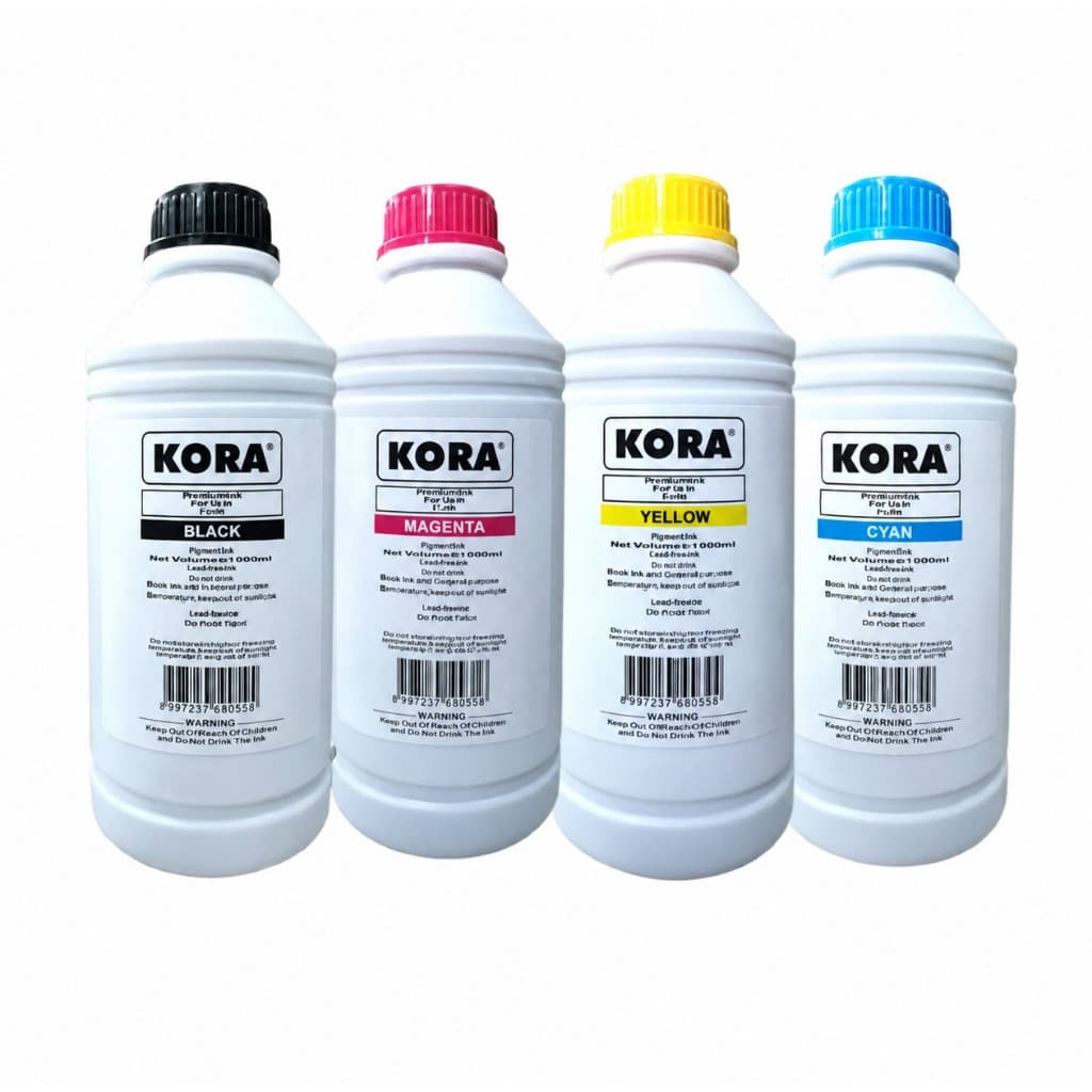 Kit 4 Litros Tintas Masterprint Kora Compatível Epson Promoção!!!!!!!!