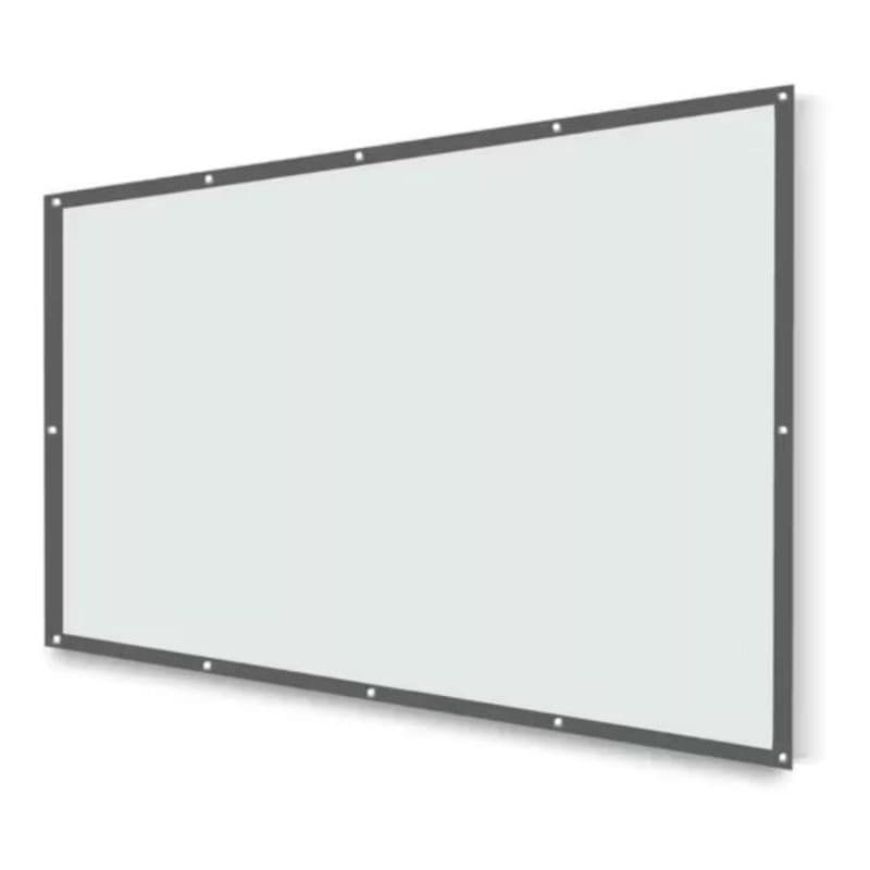 Tela de Projeção Portátil 16:9 Para Qualquer Tipo de Projetor com Ângulo de Visão Ampliado