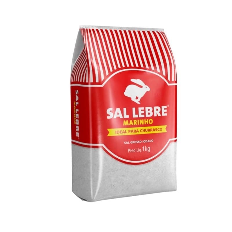 Sal Grosso Lebre 1Kg Churrasco Premium | Ideal Para Carnes | Qualidade e Sabor