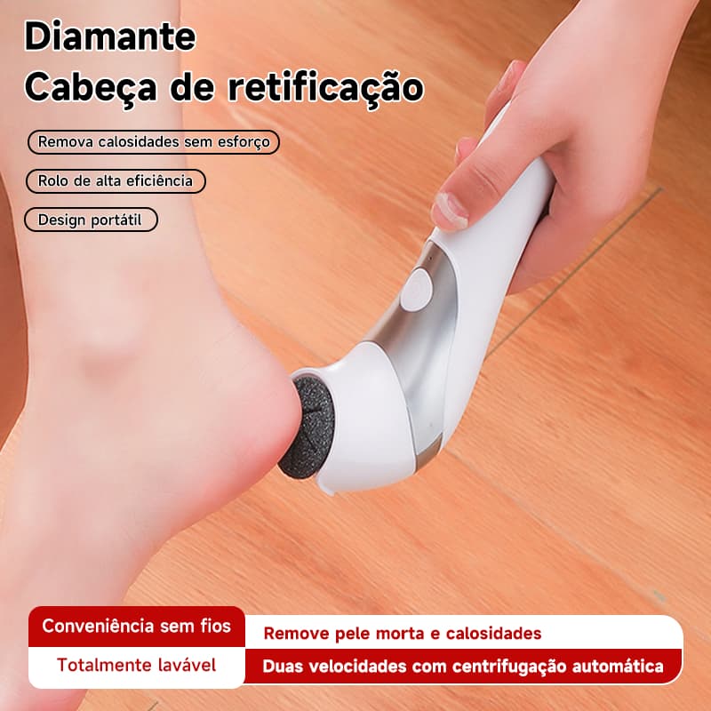 Lixador Elétrica Removedor Calo Esfoliador Pé Manicure Pedicure Tira Calos Profissional Ideal Para Pedicures