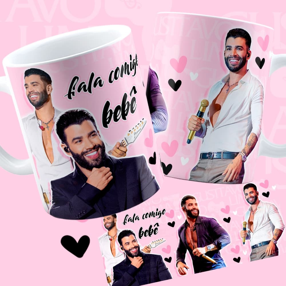 Caneca Personalizada Gustavo Lima Presente Coleção 325ml