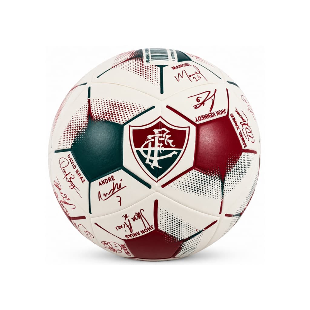 Mini Bola De Futebol Fluminense Dualt Assinaturas Oficial e Licenciada