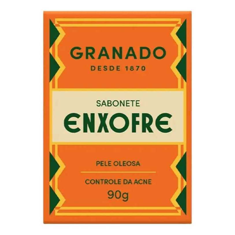 Sabonete Enxofre 90g Antiacne E Controle Oleosidade Sabonete Sulfuroso