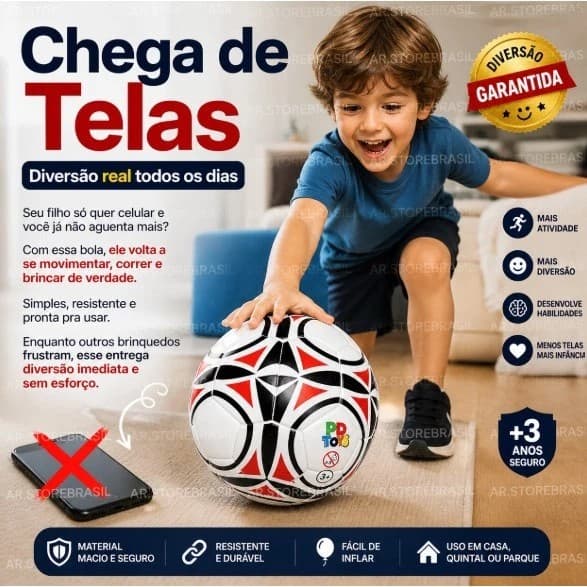 Bola Futebol Infantil Vinil Macia Inflavel Segura Crianca 3 Anos Colorida