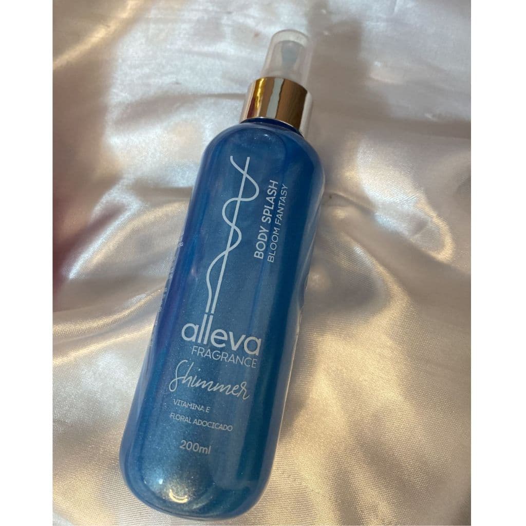 Body Splash Alleva Fragrance Shimmer Coconut Candy 200ml – Fragrância Doce e Iluminadora