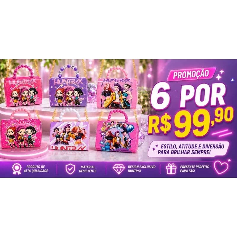 Bolsa infantil de personagem
