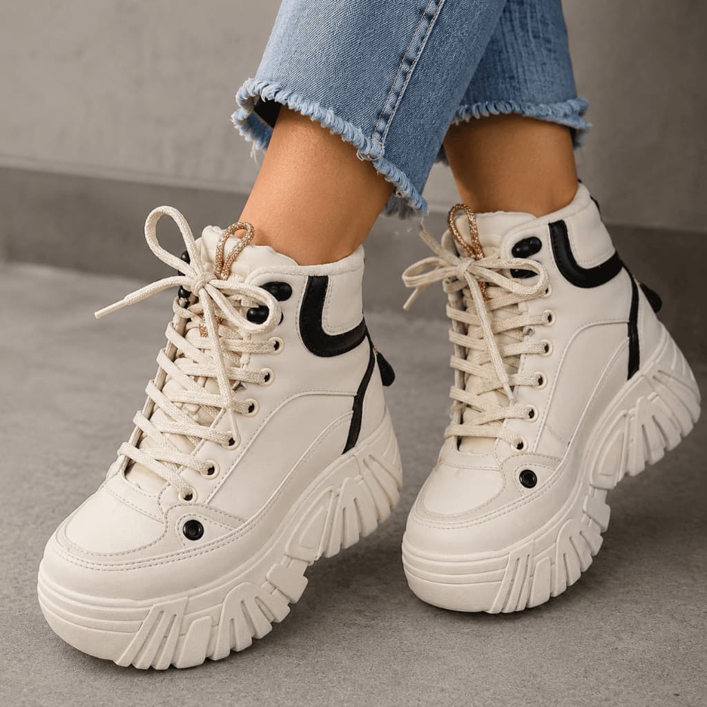Tênis Feminino Plataforma Robust Comfort Sola Alta Lindo Modernos Antiderrapante