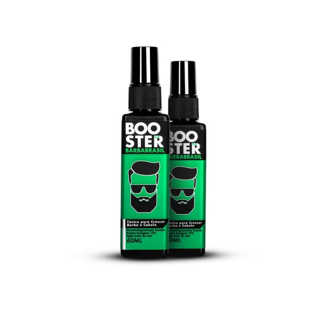 Booster 2.0 Duplo  - Tônico para Crescer Barba (4 meses ) Barba Brasil