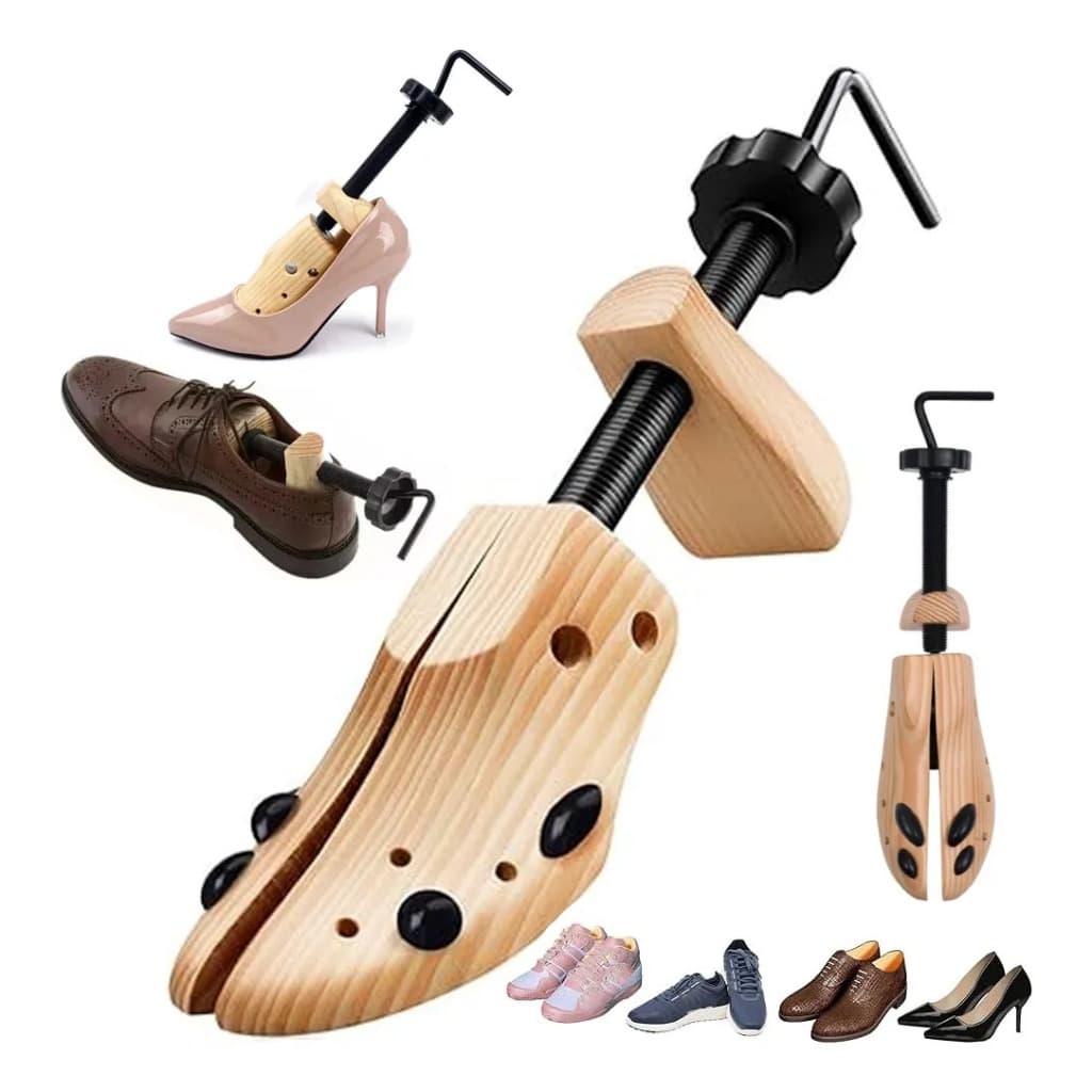 Alargador DE MADEIRA PARA SAPATOS Tênis Sandália P | M | G Modelador Laceador Expansor De Calçados