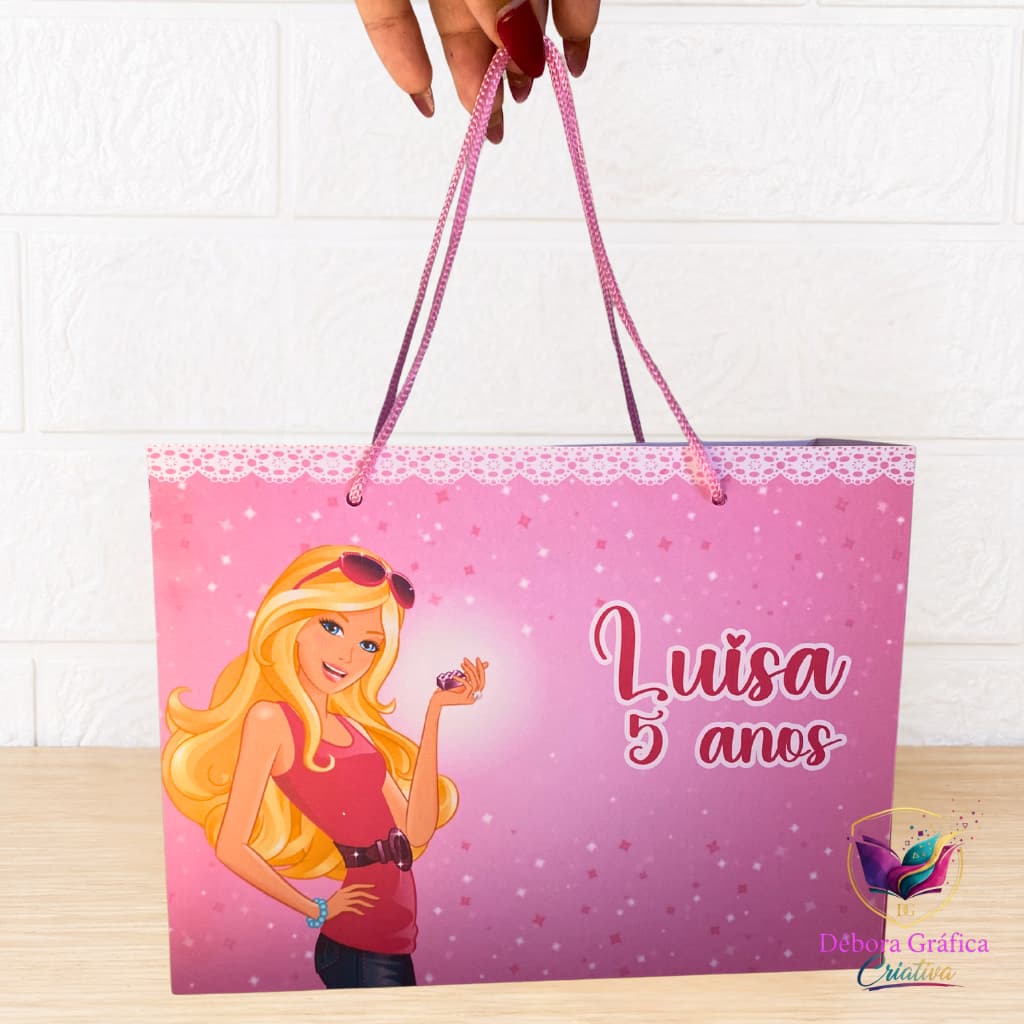 Sacolinha Personalizada Barbie