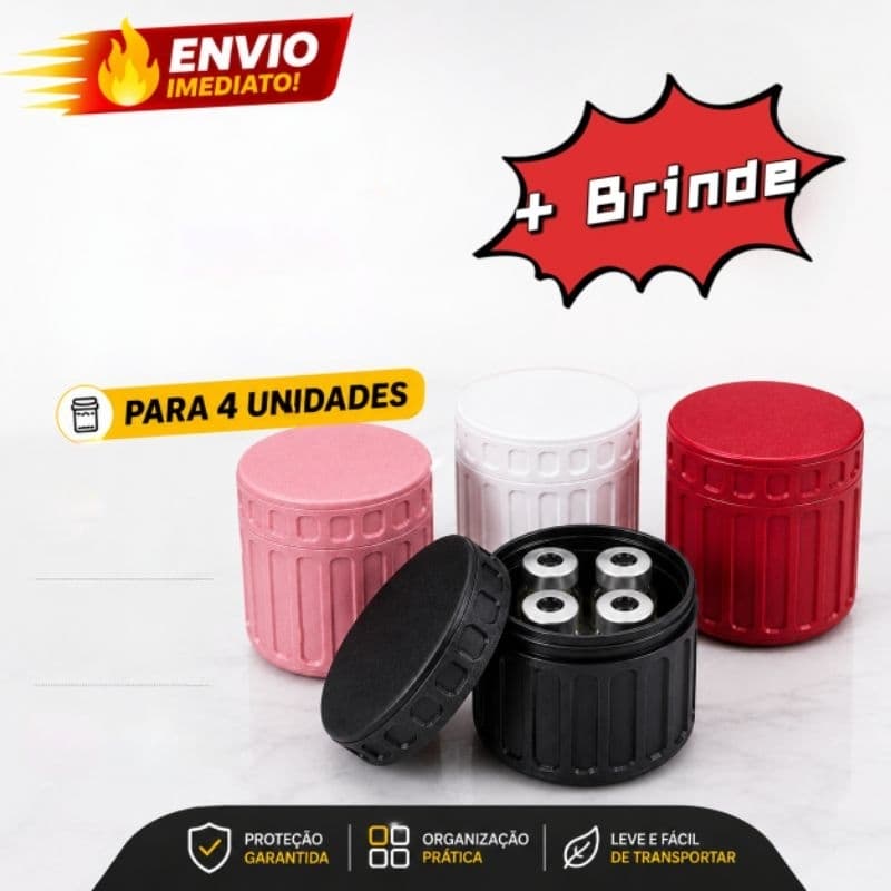 porta ampola 3ml reforçado para peptídeos.monjauro