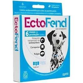Coleira antipulgas Ectofend Azul para Cães Raças Grandes 65 cm