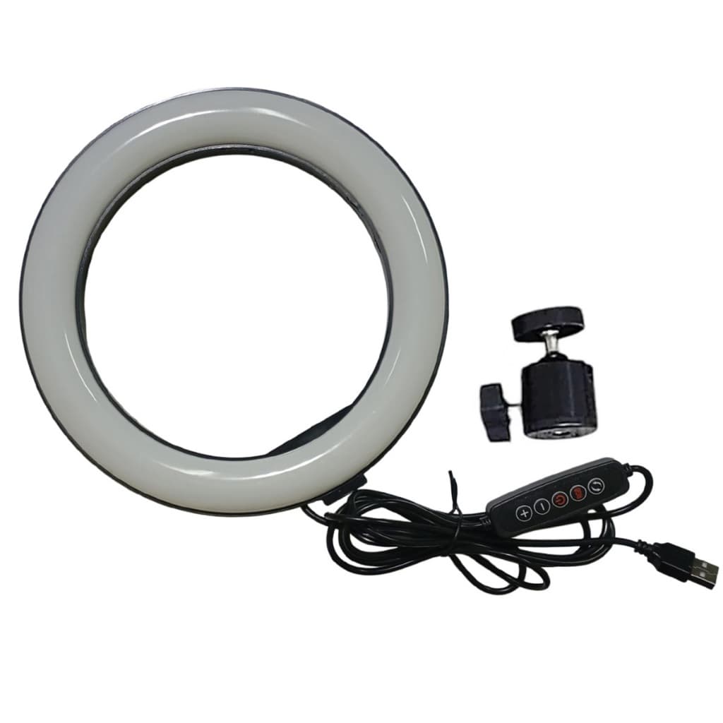 Ring Light Iluminador Rgb Suporte Celular Gravaçao Video Estudio Tatuagem
