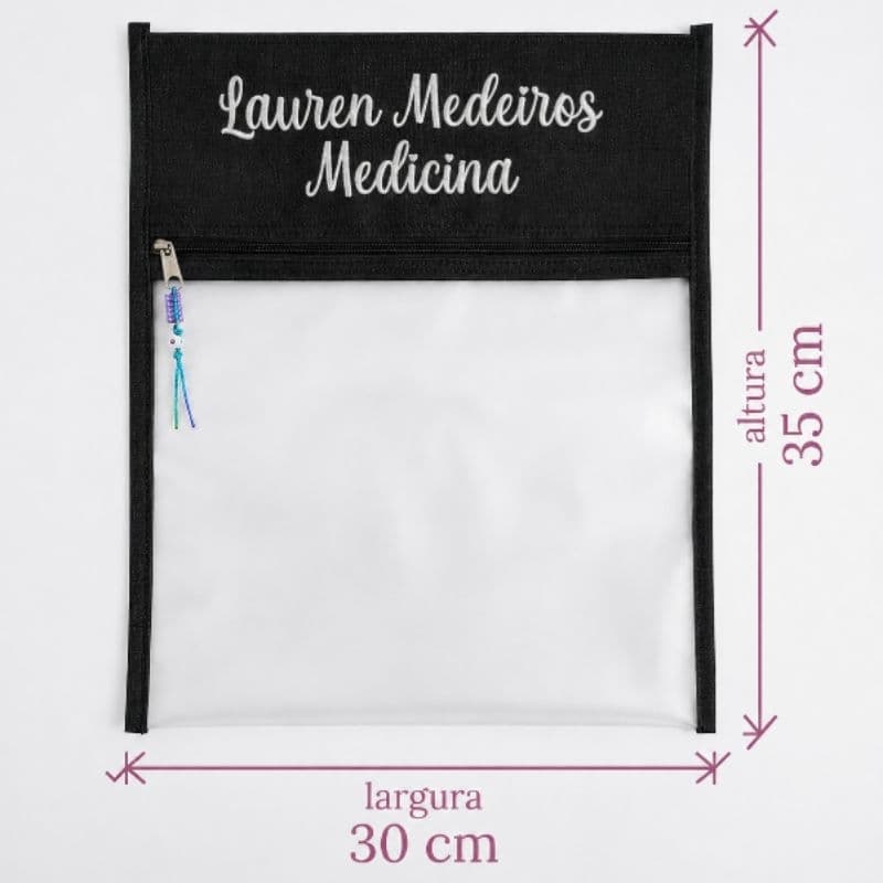 Porta Jaleco Scrub Pijama Saquinho Organizador Personalizado